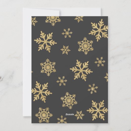 Zwangerschaps- en kerstkaartje Rustisch Lijst Feestdagenkaart (Achterkant)