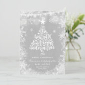 Zwangerschaps- en kerstkaartje Rustisch Lijst Feestdagenkaart (Staand voorkant)