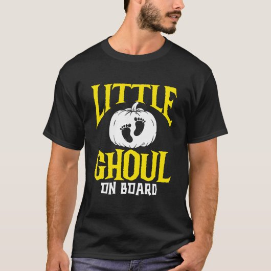 Zwangerschaps Halloween Pompoen Bump Bot Moeder T-shirt (Voorkant)