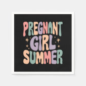 Zwangerschaps onthulling Zwangere Meisje Zomer Bab Servet (Voorkant)
