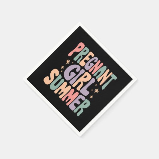 Zwangerschaps onthulling Zwangere Meisje Zomer Bab Servet (Hoek)