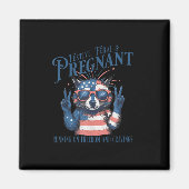 Zwangerschapsaankondiging 4 juli Feral &amp; Zwang Magneet (Voorkant)