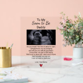 Zwangerschapsaankondiging aan echtgenoot binnenkor acryl bord (Huwelijk)