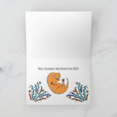 Zwangerschapsaankondiging Baby Aankondiging dinosa (Binnen)