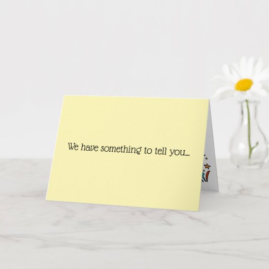 Zwangerschapsaankondiging Baby Aankondiging dinosa (Kleine Plant)