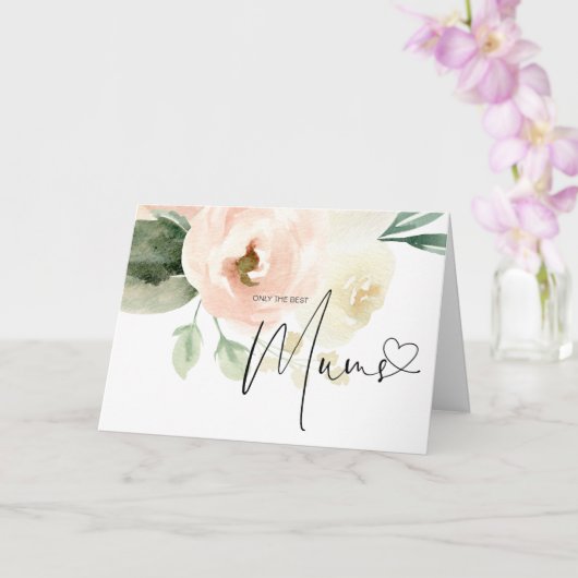 Zwangerschapsaankondiging Baby onthullen aan mama Kaart (Orchidee)