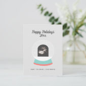 Zwangerschapsaankondiging Baby Sonogram Holiday Ka Feestdagenkaart (Staand voorkant)