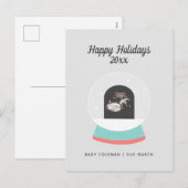 Zwangerschapsaankondiging Baby Sonogram Holiday Ka Feestdagenkaart (Voorkant / Achterkant)