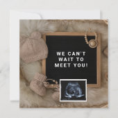 Zwangerschapsaankondiging Baby Verwelkomingskaart, Kaart (Voorkant)