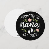 Zwangerschapsaankondiging bevorderd tot oma 2026 kaart (Voorkant / Achterkant)