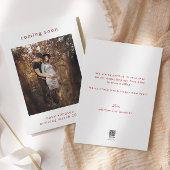 Zwangerschapsaankondiging binnenkort vakantie Kaar Feestdagenkaart