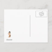 Zwangerschapsaankondiging briefkaart (Achterkant)