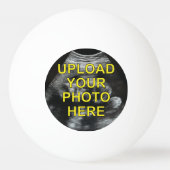 Zwangerschapsaankondiging Echografie Baby Foto Pingpongbal (Achterkant)