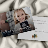 Zwangerschapsaankondiging Echografie Kerst Kaart