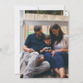 Zwangerschapsaankondiging Fotokaart Sjabloon (Achterkant)