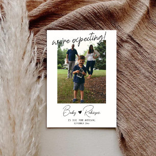 Zwangerschapsaankondiging Fotokaart Sjabloon