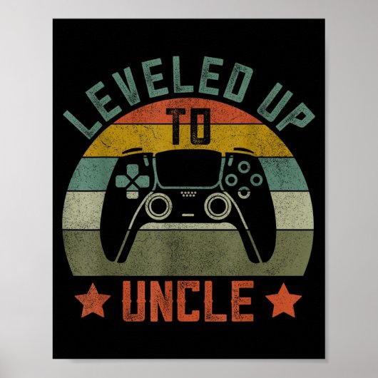 Zwangerschapsaankondiging Gamer Kleding, Grappige Poster (Voorkant)