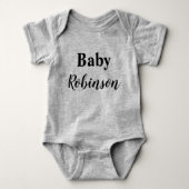 zwangerschapsaankondiging / gepersonaliseerd baby  romper (Voorkant)