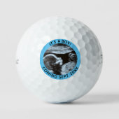 Zwangerschapsaankondiging Geslacht Onthulling Sono Golfballen (Voorkant)