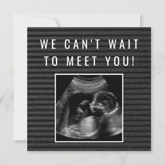 Zwangerschapsaankondiging - Groene tinten Bedankkaart (Achterkant)