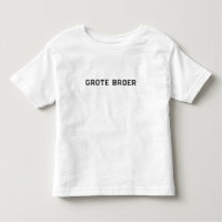 Zwangerschapsaankondiging Grote Broer Peuter Shirt
