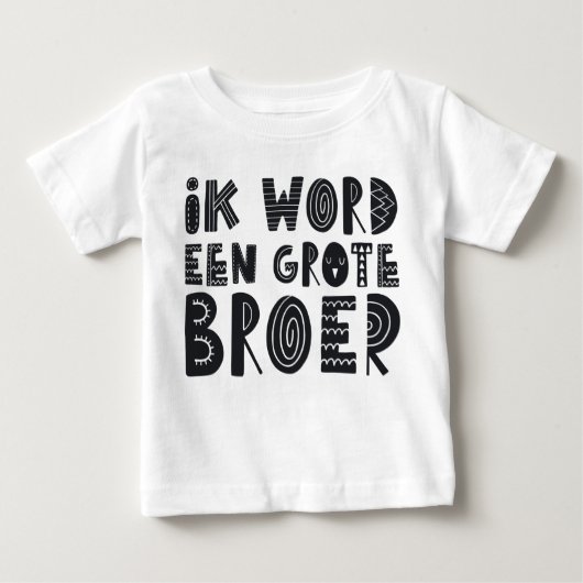 Zwangerschapsaankondiging: Ik word een grote broer (Voorkant)