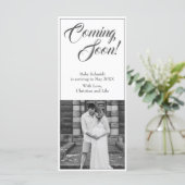 Zwangerschapsaankondiging in klassieke stijl (Staand voorkant)