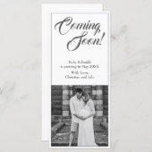 Zwangerschapsaankondiging in klassieke stijl (Voorkant / Achterkant)