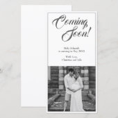 Zwangerschapsaankondiging in klassieke stijl (Voorkant / Achterkant)