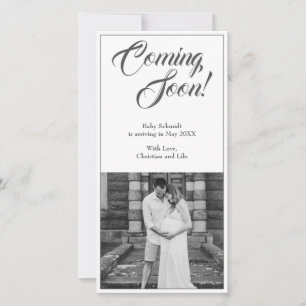 Zwangerschapsaankondiging in klassieke stijl