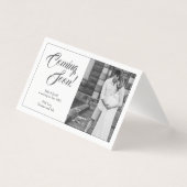 Zwangerschapsaankondiging in klassieke stijl kaart (Voorkant)