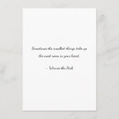 Zwangerschapsaankondiging! Informatiekaartje (Achterkant)