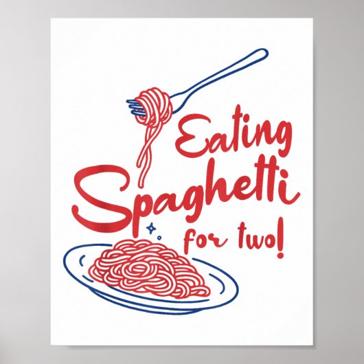 Zwangerschapsaankondiging Italiaanse moeder die sp Poster (Voorkant)