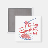 Zwangerschapsaankondiging Italiaanse moeder eet sp Magneet (Voorkant / Achterkant)