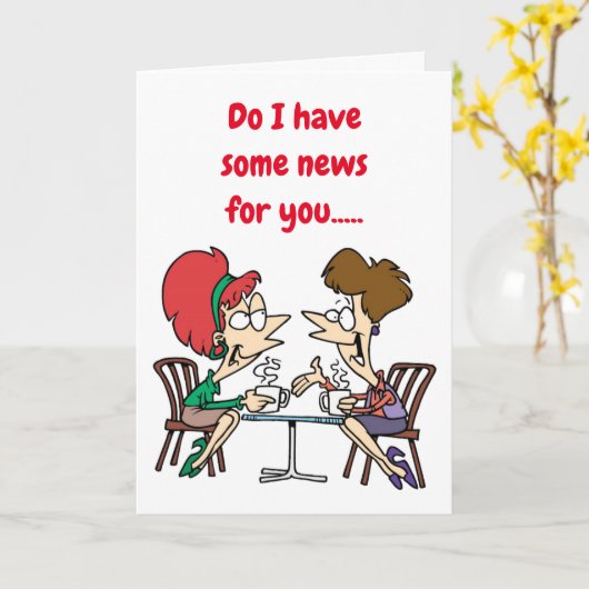 **ZWANGERSCHAPSAANKONDIGING** KAART (Gele Bloem)