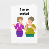 **ZWANGERSCHAPSAANKONDIGING** KAART (Voorkant)