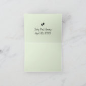 Zwangerschapsaankondiging Kaart Hallo "Say" (Binnen)