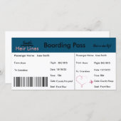 Zwangerschapsaankondiging Kaart reizen thema (Voorkant / Achterkant)