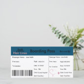 Zwangerschapsaankondiging Kaart reizen thema (Staand voorkant)