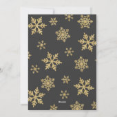 Zwangerschapsaankondiging Kerst Kaart Eenvoudig Li (Achterkant)