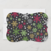 Zwangerschapsaankondiging Kerstkaart rood (Achterkant)