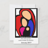 Zwangerschapsaankondiging - Mam, Pap, Baby Aankondiging (Voorkant)