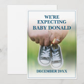 Zwangerschapsaankondiging met Baby Shoes (Voorkant / Achterkant)