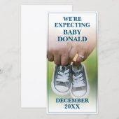 Zwangerschapsaankondiging met Baby Shoes (Voorkant / Achterkant)