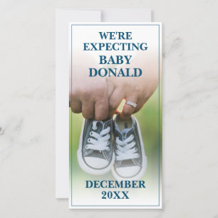Zwangerschapsaankondiging met Baby Shoes