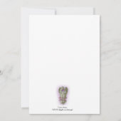 Zwangerschapsaankondiging met echografie foto aankondiging (Achterkant)