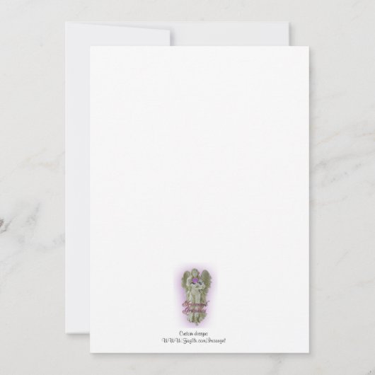 Zwangerschapsaankondiging met echografie foto aankondiging (Achterkant)