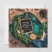 Zwangerschapsaankondiging met zeethema  feestdagenkaart (Voorkant)