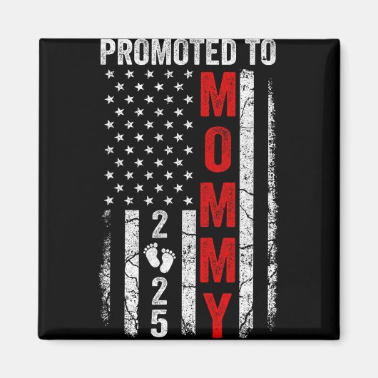 Zwangerschapsaankondiging Moeder Est 2025 Matching Magneet (Voorkant)