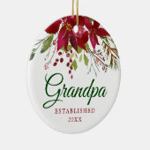 Zwangerschapsaankondiging | Nieuw Geschenk Voor Op Keramisch Ornament (Rechts)